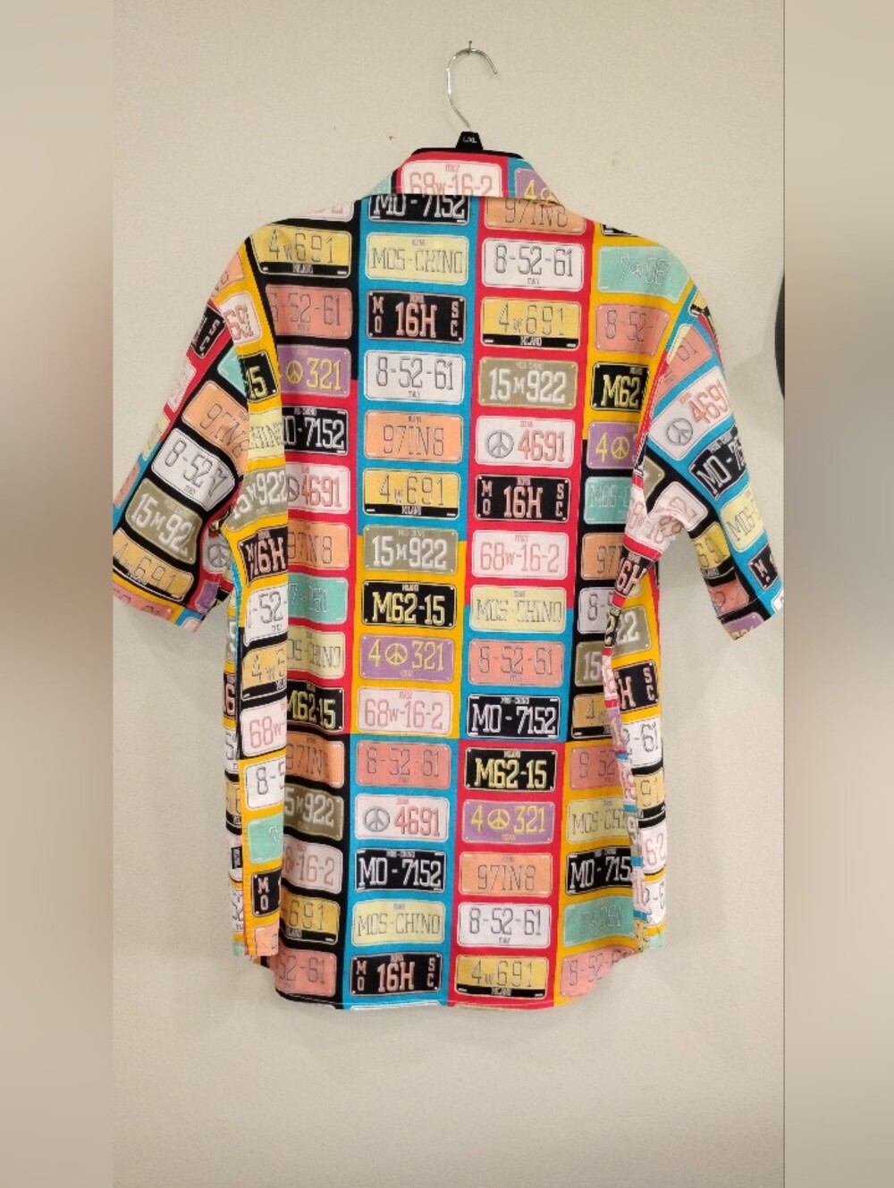MOSCHINO LICENSE PLATE PRINT SHIRT - Picture 6 of 8